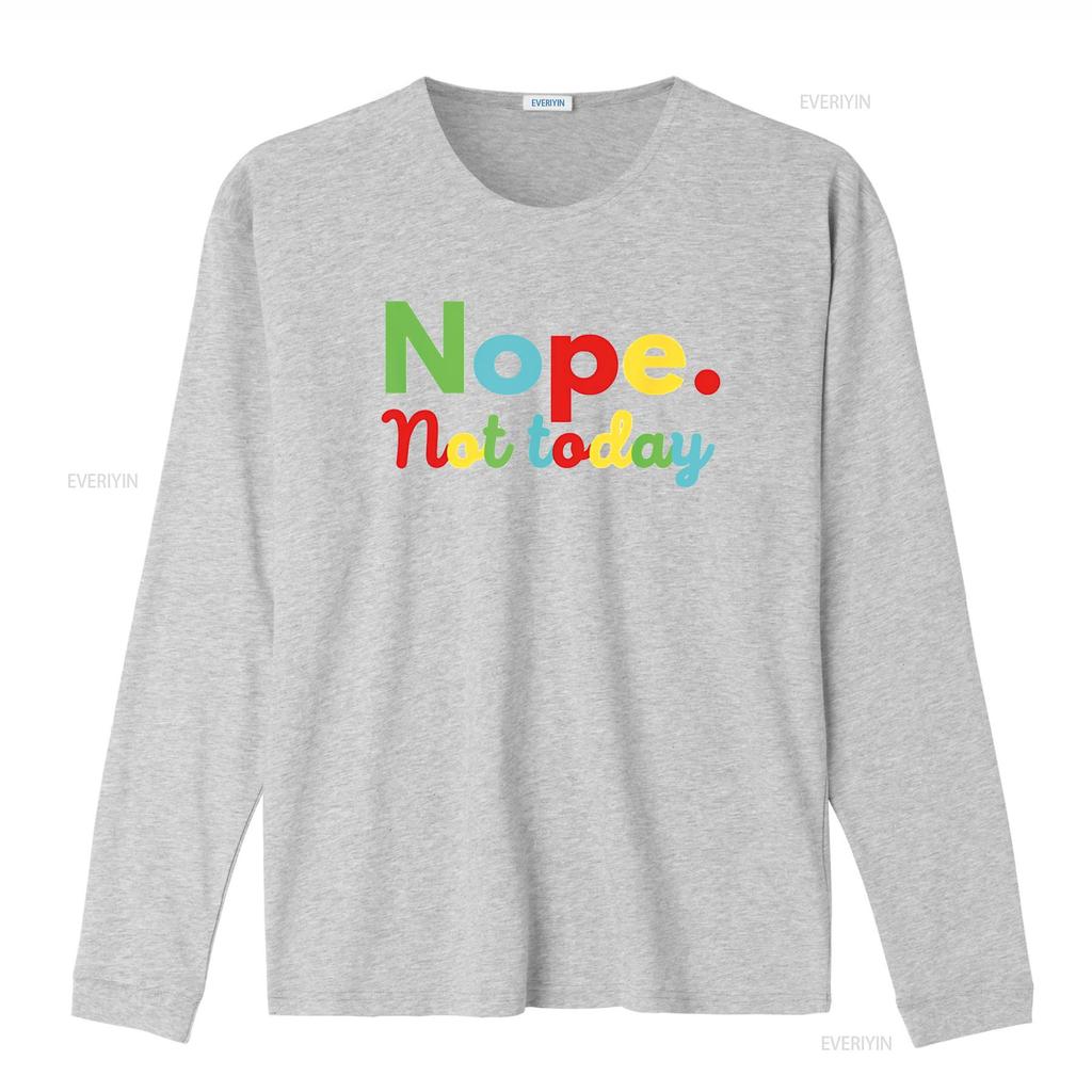 Nein, heute nicht T-Shirt Trendige Oberteile Für Damen Herren vintage Gewaschen Mode Streetwear Grafik Atmungsaktives Oberteil Für Den Täglichen Gebrauch