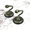 2 st Pommel Tieback Väggkrokar Zink Zink Zink Alloy Gardinerhållare för Sovrum Sovsal