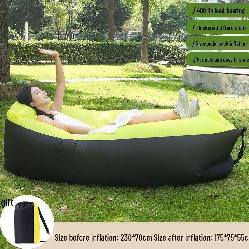 Festival Inflatable Sofa & Roll-Up Table for Outdoor Picnics