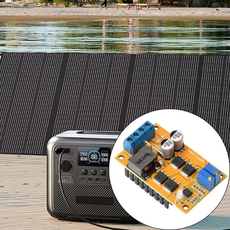 Compactly Solar Controller Board MPPT Solar Regulator 9V-24V Input To 5V-26V Output 5A 100W Charging Module for Home