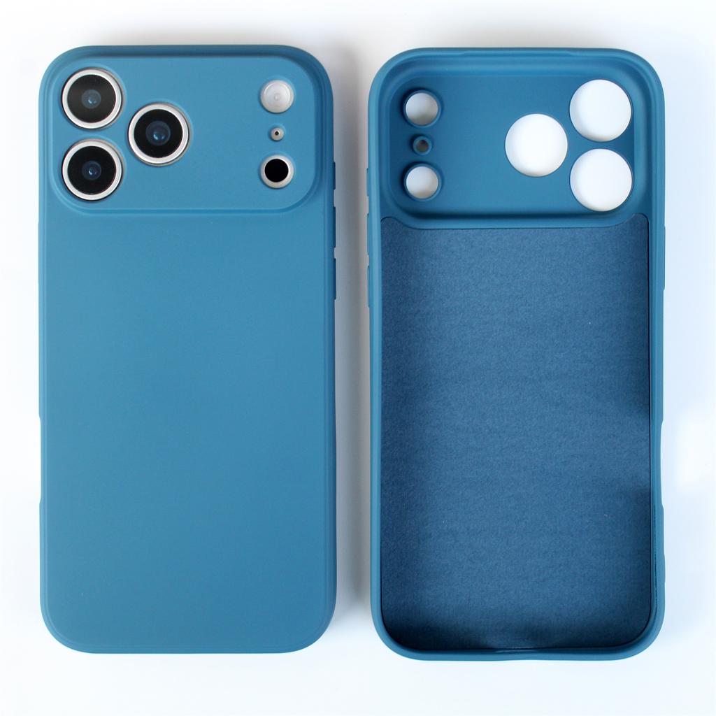 For iPhone 17 Pro Max 17 Pro 17 Air silicone Back cover lens Protection Cover Shockproof Soft Simple Solid Color Phone Case