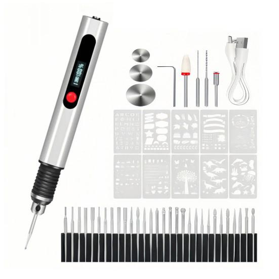 Polishing Pen Cordless Rotary Tool with Extra Long Run Time USB-C Fast Charging Digital Power