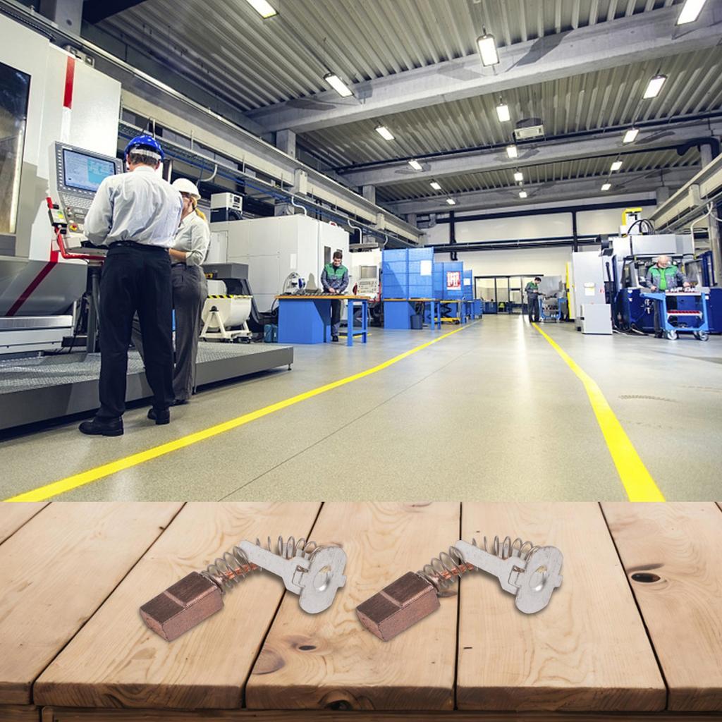 GSB 140LI GSR18V21 Carbon Brushes Thick Copper Wire Wear Resistant Pack of 2