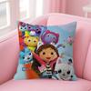 GGabbys Dollhouse Personalized Pillow Dust Cover Bedroom Kids Party Decoration Pillowcase Birthday Children Gift