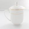 Guro Bone China Lidded Business Tea Cup