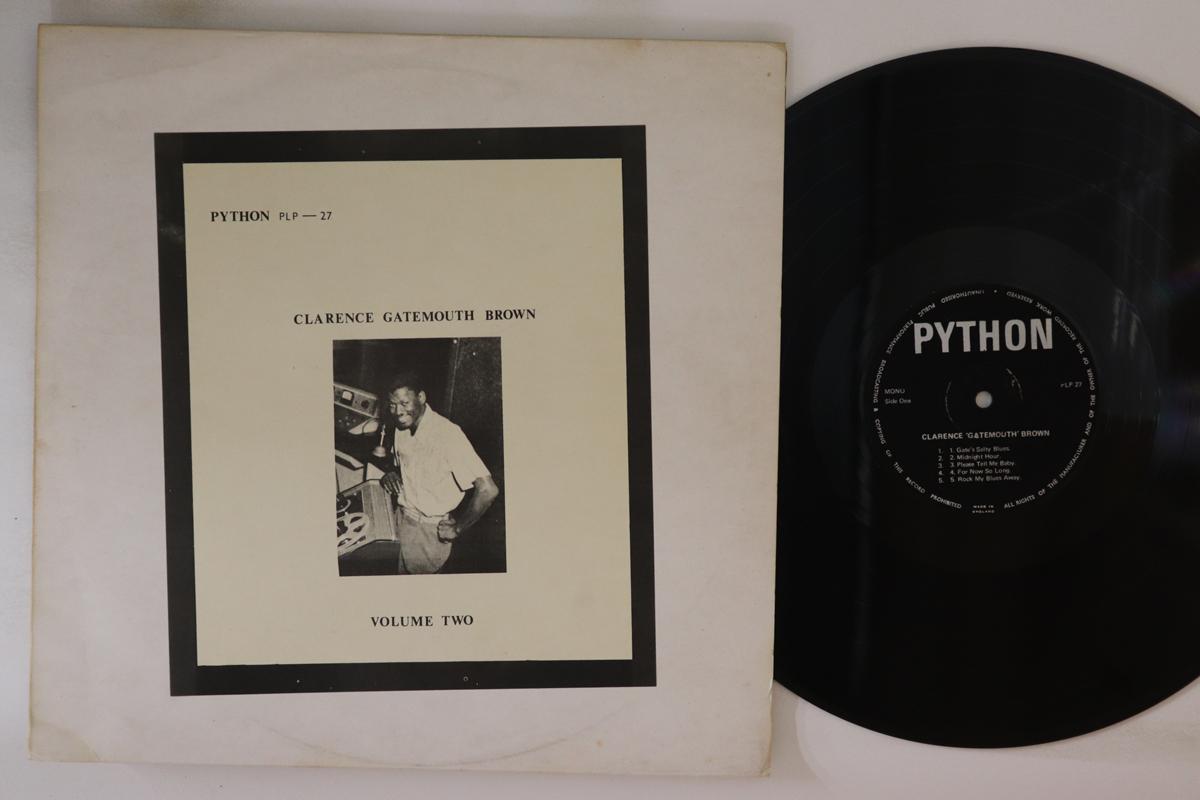 

LP Record CLARENCE GATEMOUTH BROWN Volume Two PLP27 PYTHON UK Blues Used
