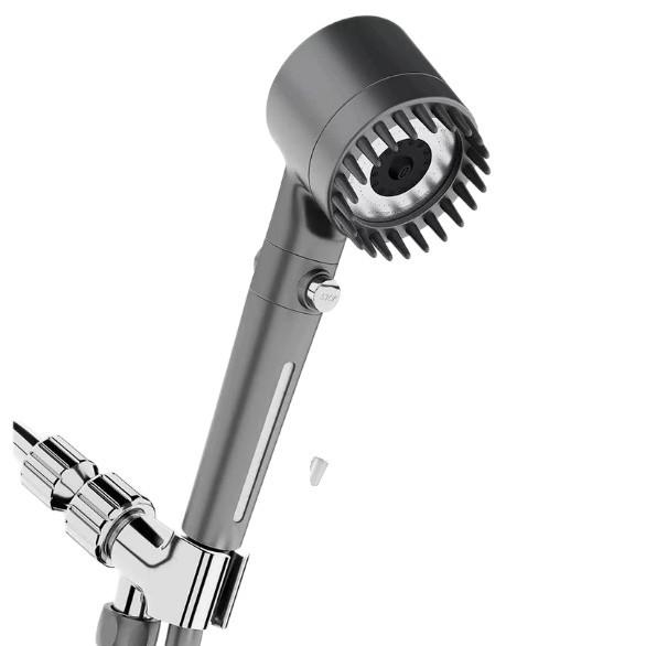 Handheld Shower Head Set with Booster Sprayer and Bathroom Holder
