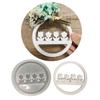 Bird Flower Wreath Silicones Molds for Making Room Decoration, Circular Shaped Resins Molds for Epoxy Resin Casting