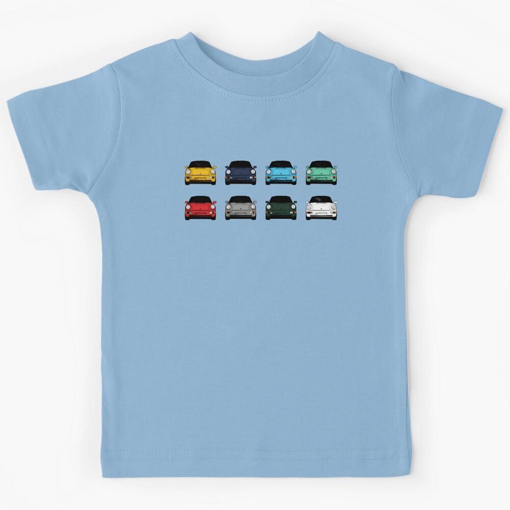 German aircooled sports car pattern Kids T-Shirt 110