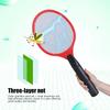 Electric Mosquito Swatter Cordless Battery Power Electric Fly Mosquito Swatter Bug  Racket Insects Killer