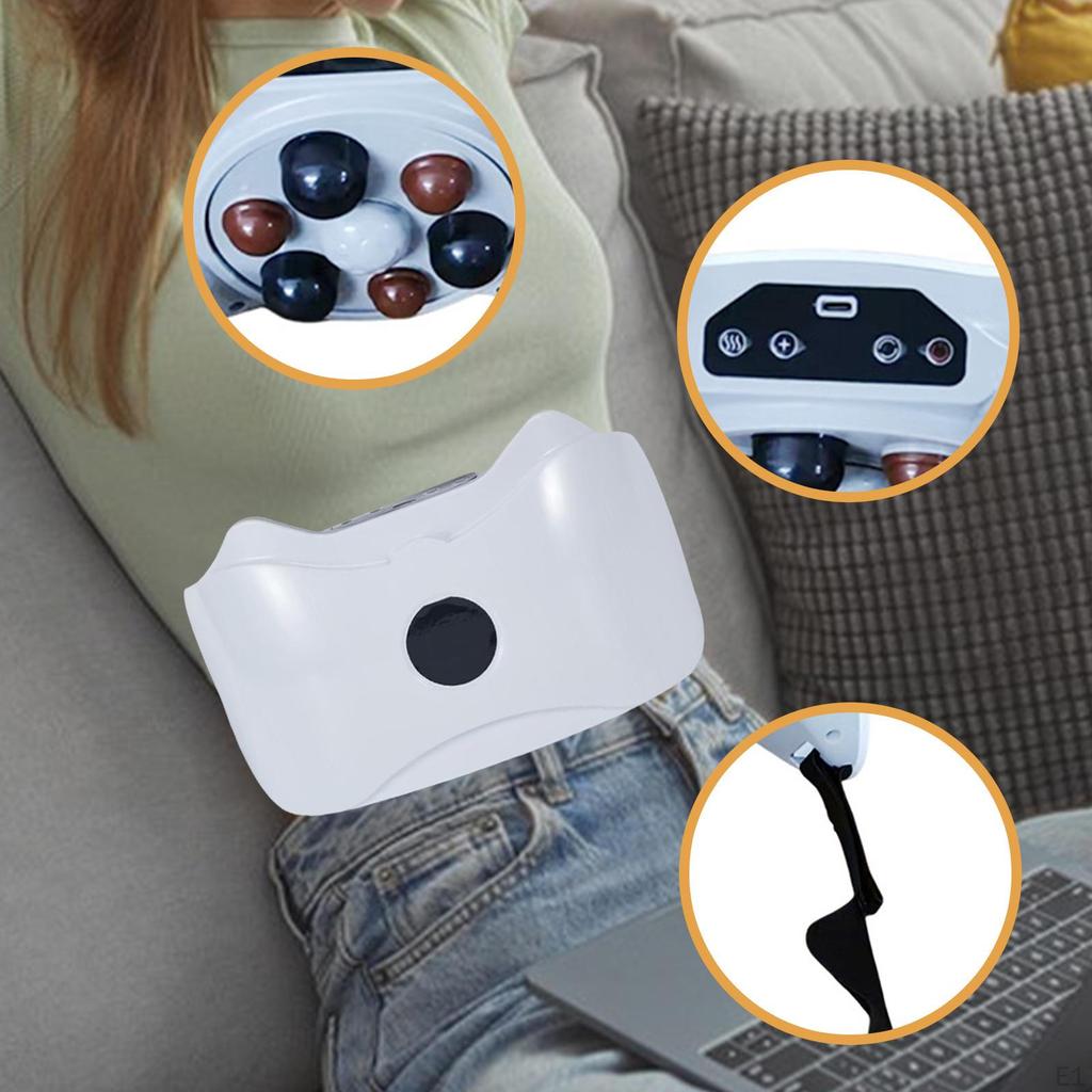 Electric Abdominal Massage Vibration Massaging Belt for Legs Back Home