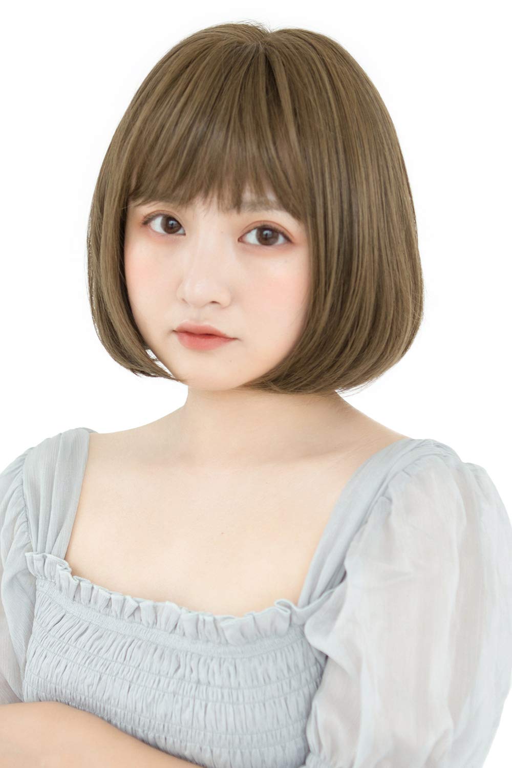 

Brightlara Medical Wig, Full Wig, Short Bob, Hand-Tied, Natural-Looking, p-hf499-ORB