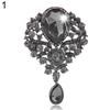 Lady Fashion Rhinestone Drop hängsmycke Brosch Pin Bröllop Smycken presentdekor