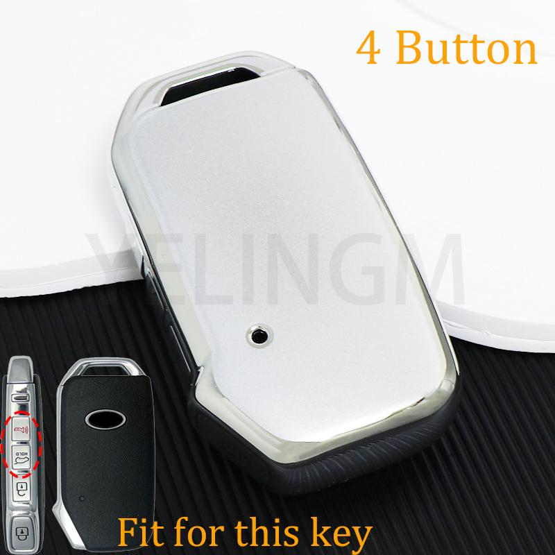 4 5 Buttons Shell For Kia Telluride Telluride Sx  Sportage R  K5 Gt Line  Seltos  Tpu Car Remote Key Case Cover
