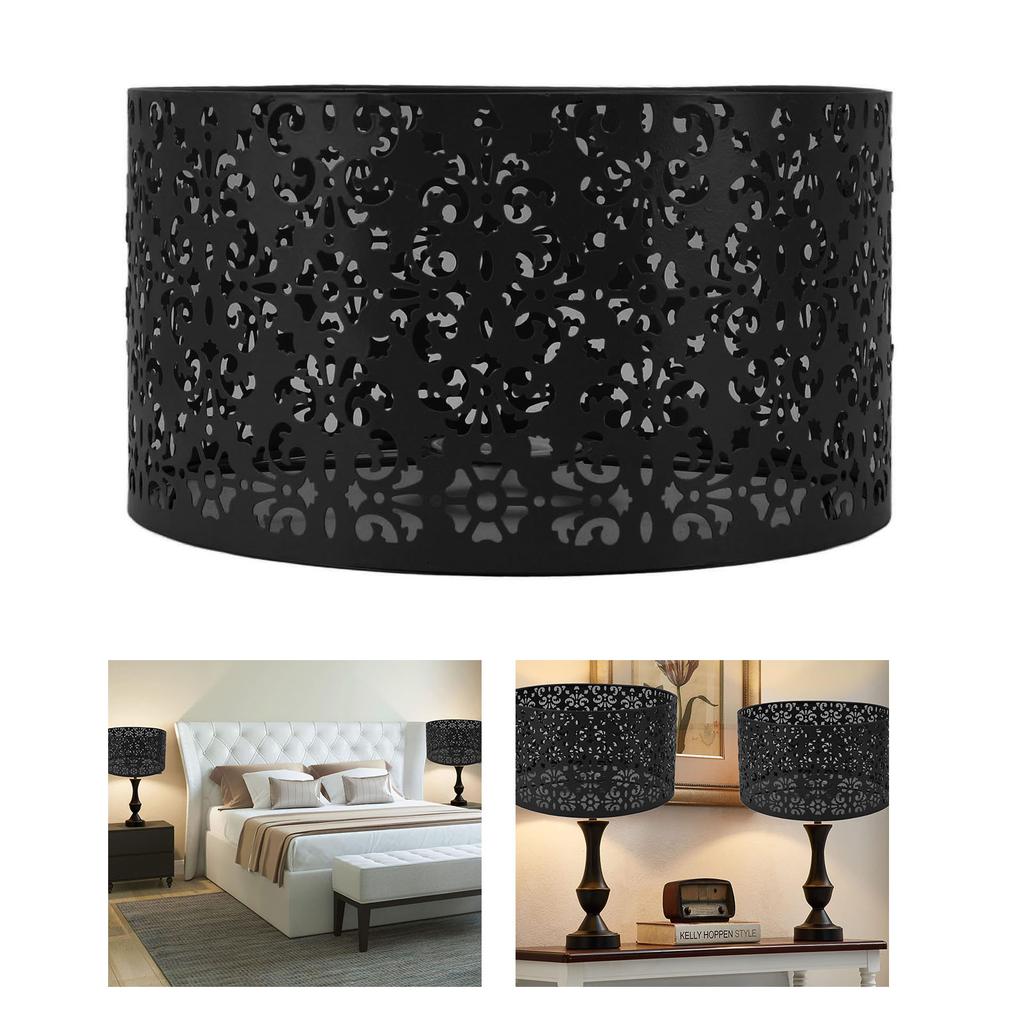 Desk Lampshade Hollow Out Iron Exquisite Decorative Lamp Shade for E27 E14 Floor Lamps Chandeliers