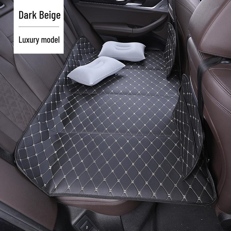 Foldable Car Rear Seat Sleeping Mattress - Inflatable-Free