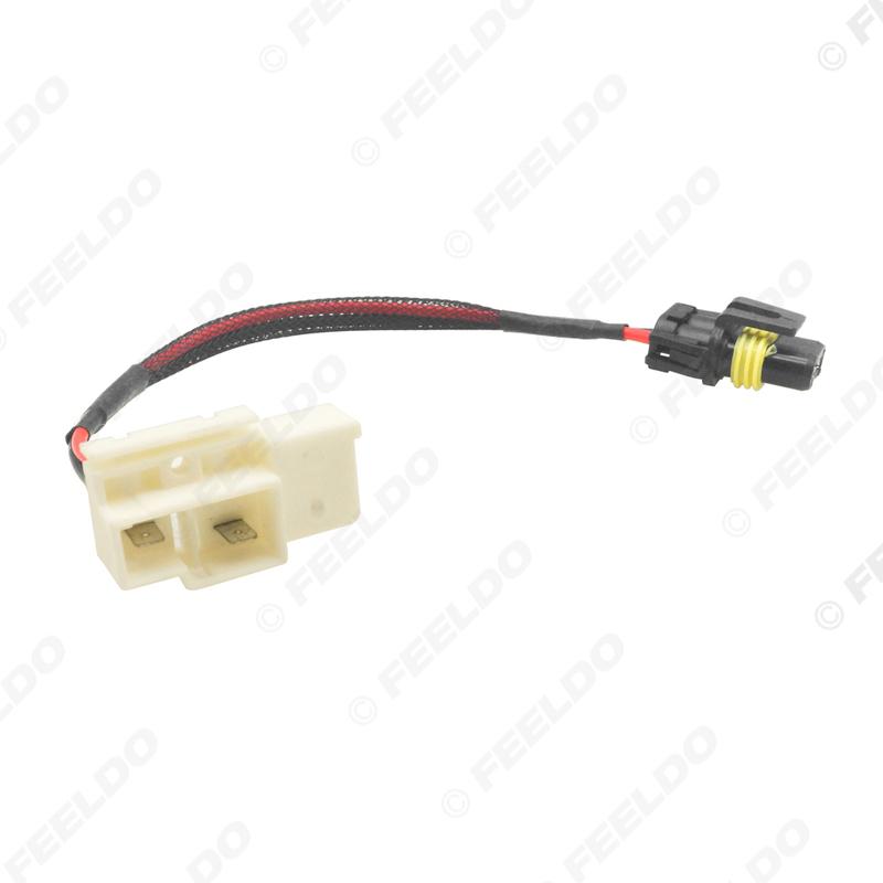 2Pcs Car LED HID Bulb Wire Headlight Plug Adapter For DENSO Black Ballast Socket To 9005 Car Light Cord Connector Wire Harness C