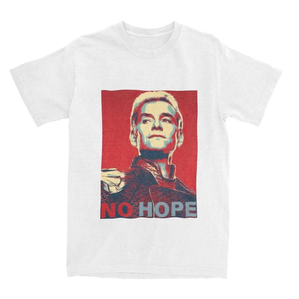 The Boys TV-serie T-shirt Man Homelander No Hope Y2K Basic 100% Bomull T-shirts Strand Rund Hals Hippie T-shirt Stor Storlek Toppar