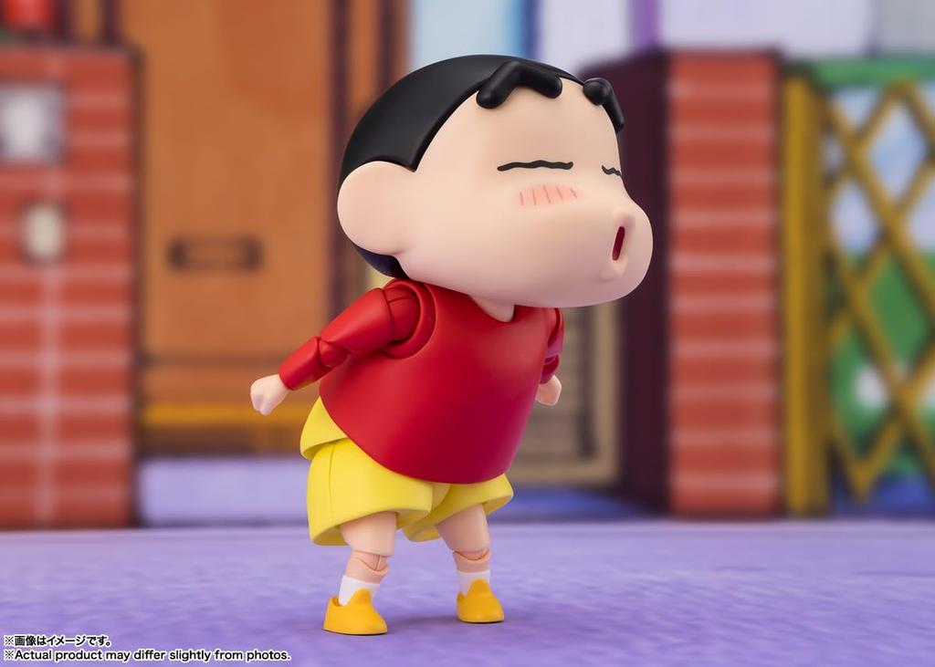 TAMASHII NATIONS Crayon Nohara Approximately PVC ABS Painted Action Figure S.H.Figuarts Shin-chan Shinnosuke, 85mm, &