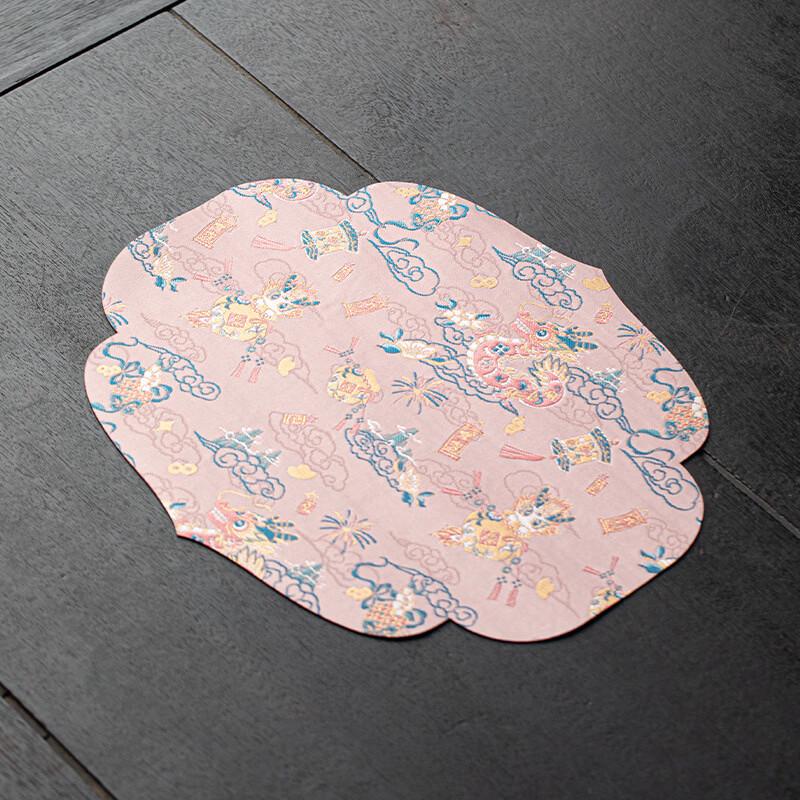 Chunhe Zen Pink Dragon Tea Mat