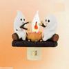 2024 Halloween Decoration New GHOSTS ROASTING CAMPFIRES MORES Chost Design Lamp Halloween Home Decorations