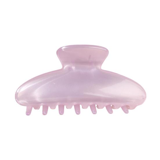 Hair Claw for Women, Semi-Transparent Pearlescent Tones Hair Clip, Large Size Back Head Hair Claw for Thick Long Hair