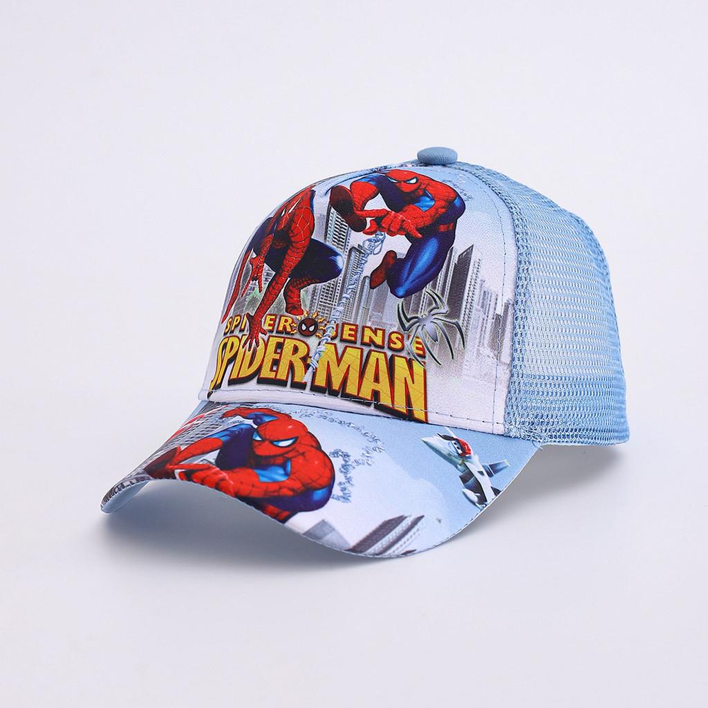 Childrens Cartoon Spider Man Baseball Cap With Breathable Polyester For Summer Outdoor Play
