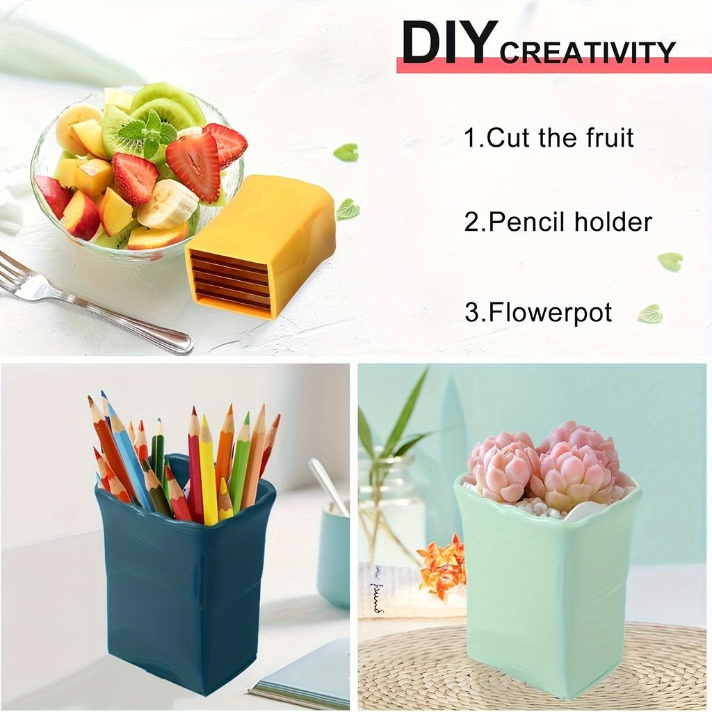 Strawberry Slicer Outdoor Camping Travel Fruit and Vegetable Platter Slicer Press Type Strawberry Banana Fruit Cutter Fruit and Vegetable Tool