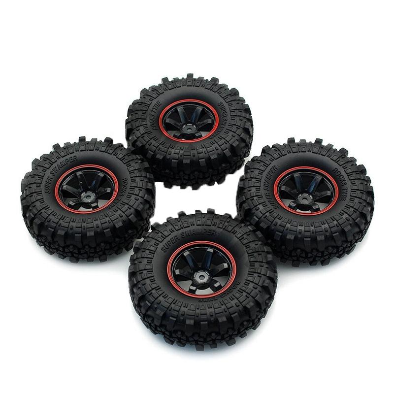 4 Stück 110mm Super Swamper Reifen RC Crawler Reifen Mit Schaumstoffeinsatz Für Ultimativen Grip