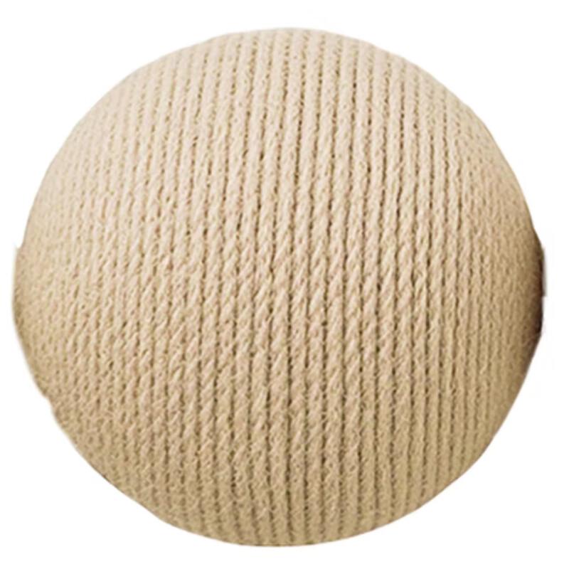 Dejia Wangfu Solid Wood Sisal Rolling Cat Scratcher Toy