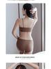 Strapless Gathered Push-Up Bra with Non-Slip Invisible Support