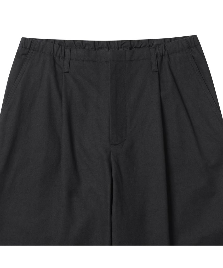 Keoseuuteommellou Black Wide Fit Cotton Setup Pants Cwpas25242Bkx