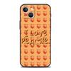 Cartoon Fruit Peach Phone Case Cover for iPhone 16 15 14 13 12 Pro Max 11 Pro Max 7 8 Plus XS XR Shockproof Soft TPU Shell Capas