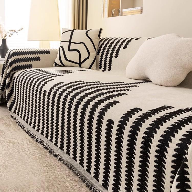 Universal Chenille Non-Slip Sofa Cover Blanket, Anti-Cat Scratch, Four Seasons Full Cover Set