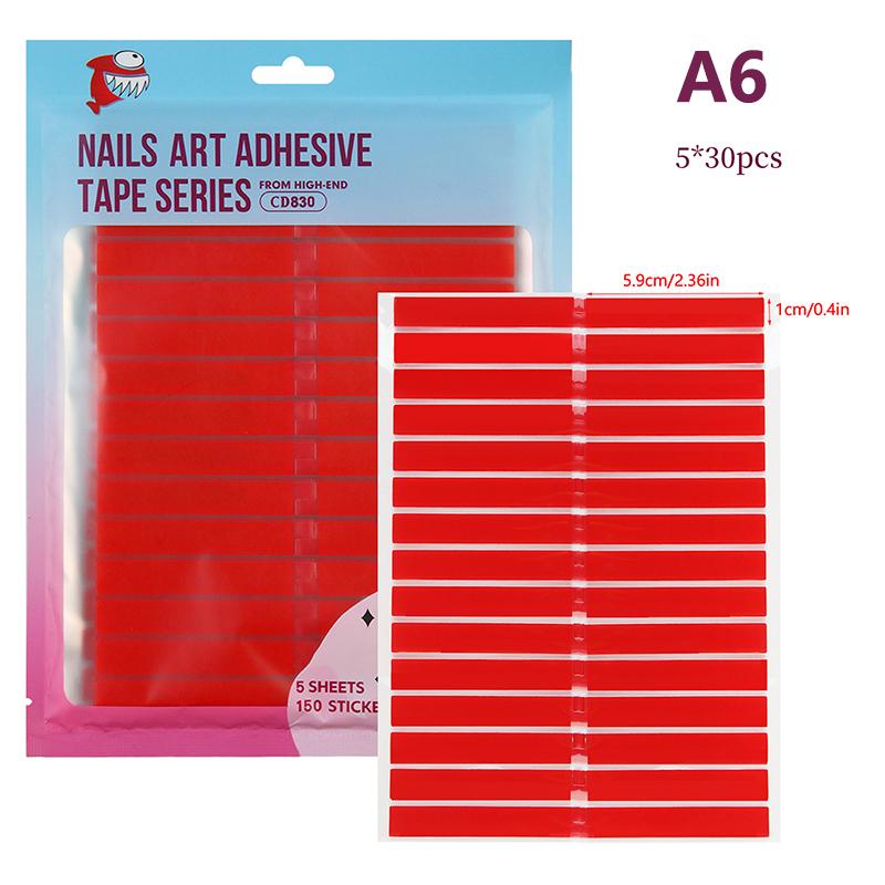 Double Adhesive Tape False Nails Display Stand Glue Stickers Acrylic Practice Showing Bar Nail Art Tools