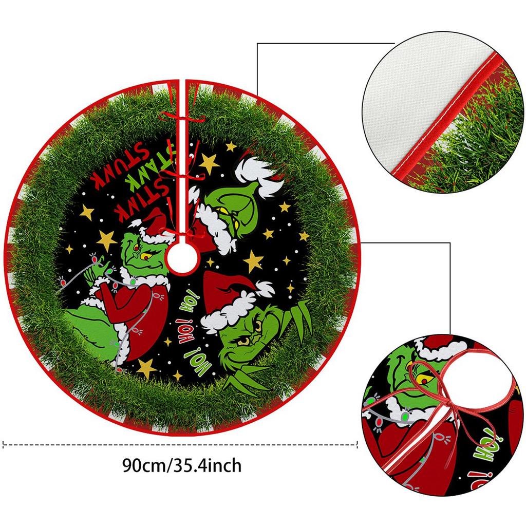 Christmas Tree Skirt Handicrafts, Christmas Decorations, Printed Ornaments, Christmas Supplies.