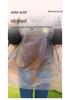 Waterproof Disposable Adult Bib Aprons - 100 Pack, Transparent & Oil-Resistant for Catering