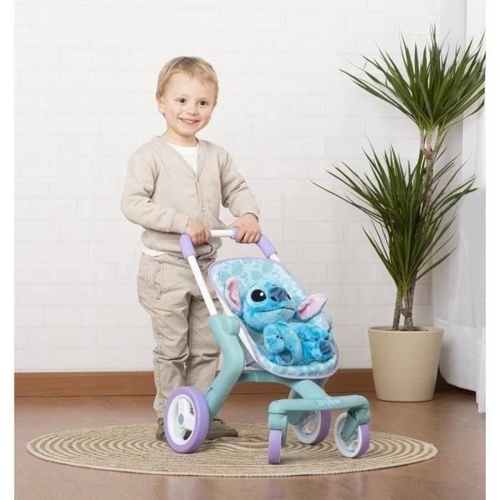 SMOBY - Stitch Poussette + Peluche - dès 18 mois