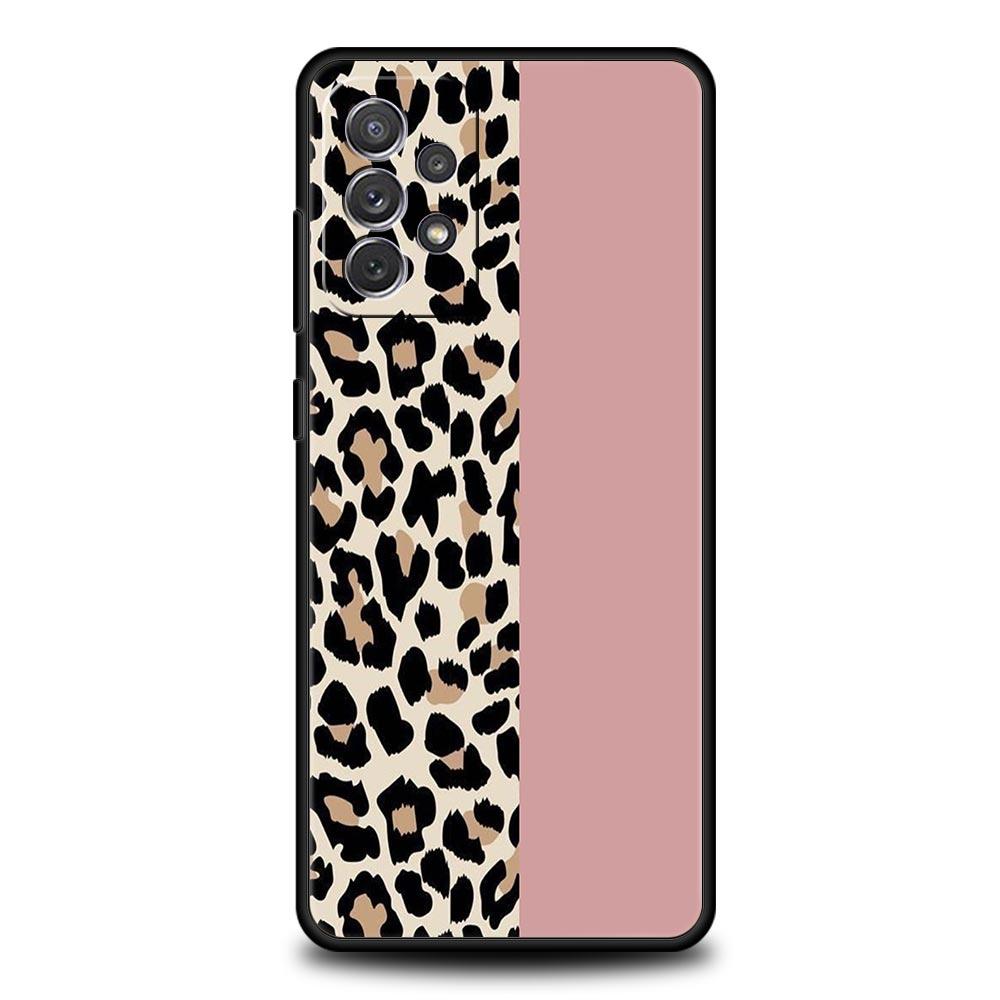 Phone Case For Samsung Galaxy A15 A13 A51 A71 A41 A31 A21S A03S A05 A35 A55 A23 A25 A33 A53 A73 5G Cover Leopard Cheetah print