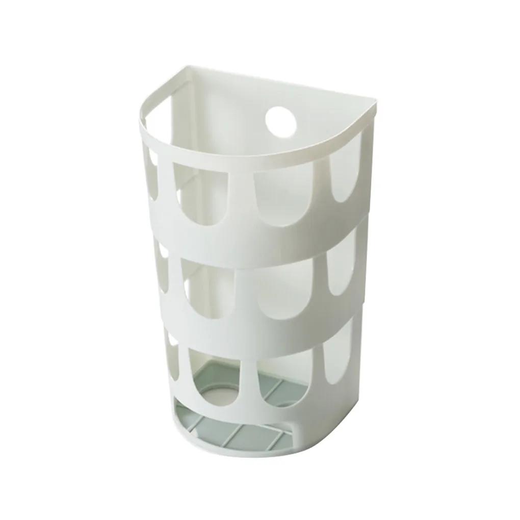 

Настенный лоток для мусорных мешков, ящик для хранения, многоцелевой держатель для пластиковых пакетов, полка для кухонной посуды, органайзер для всякой всячины