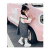 Girls Chunky Sneakers With Floral Print PU Leather Casual Shoes Kids Ages 4-12 Rubber Sole