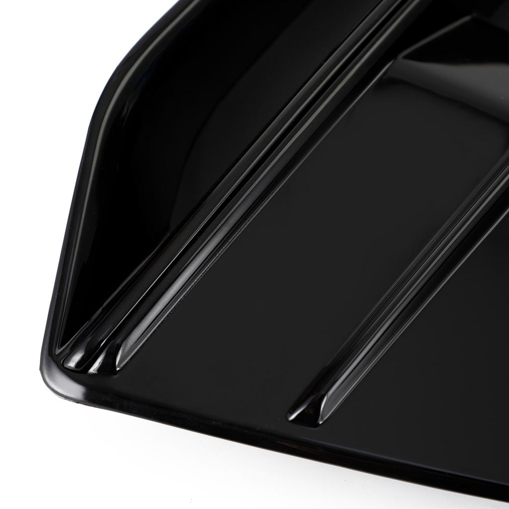 2PCS Front Bumper Cover Grille Bezel Insert 80A807679D 80A807679DRU6 fit for Q5 2018-2022 Gloss Black