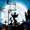 Not Easy To Deform Ghost Pendant Waterproof Halloween Decoration Halloween Hanging Sign  Party