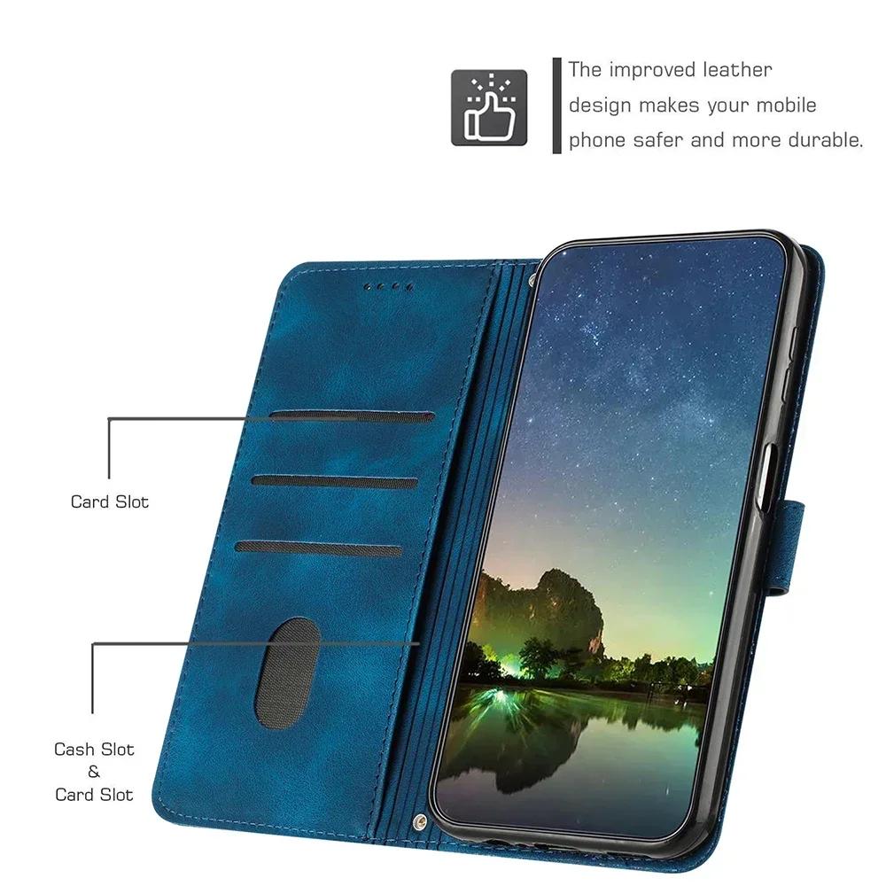 Magnetic Flip Wallet Case for Samsung Galaxy A57 A37 A07 S24 M55 A55 A54 A53 A35 A34 A33 A25 A24 A23 A16 A15 A14 A05S A06 Cover