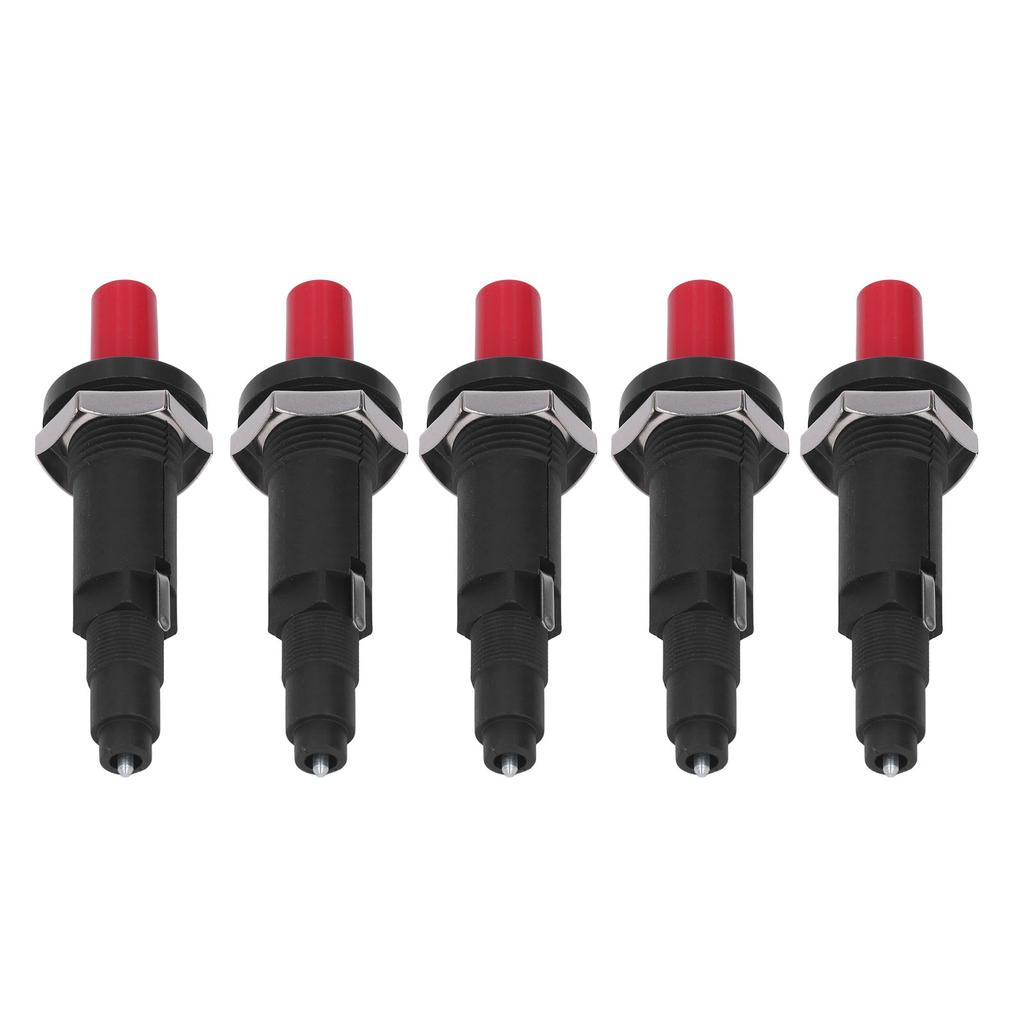 5PCS Piezo Igniter 1 Out 2 Spark PP Shell Push Button Grill Igniters for Outdoor Cooking