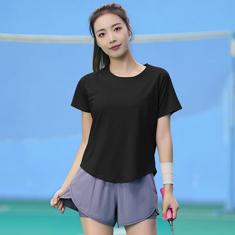 WEZHO Loose Fit Short Sleeve Sports Top
