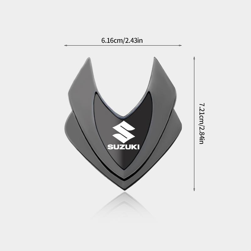 Car Metal Shield Logo Emblem Side Fender Trunk Badge Sticker For Suzuki Grand Vitara Alto Ciaz Ignis Jimny Exterior Styling Acce