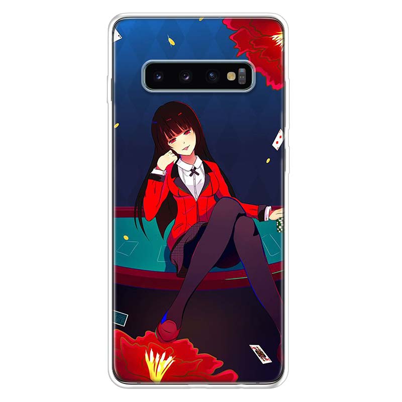 Anime Kakegurui Phone Case For Samsung Galaxy S26 S25 Edge S24 S23 Ultra S22 Plus S21 S20 FE Soft TPU Back Cover Funda Galaxy S2