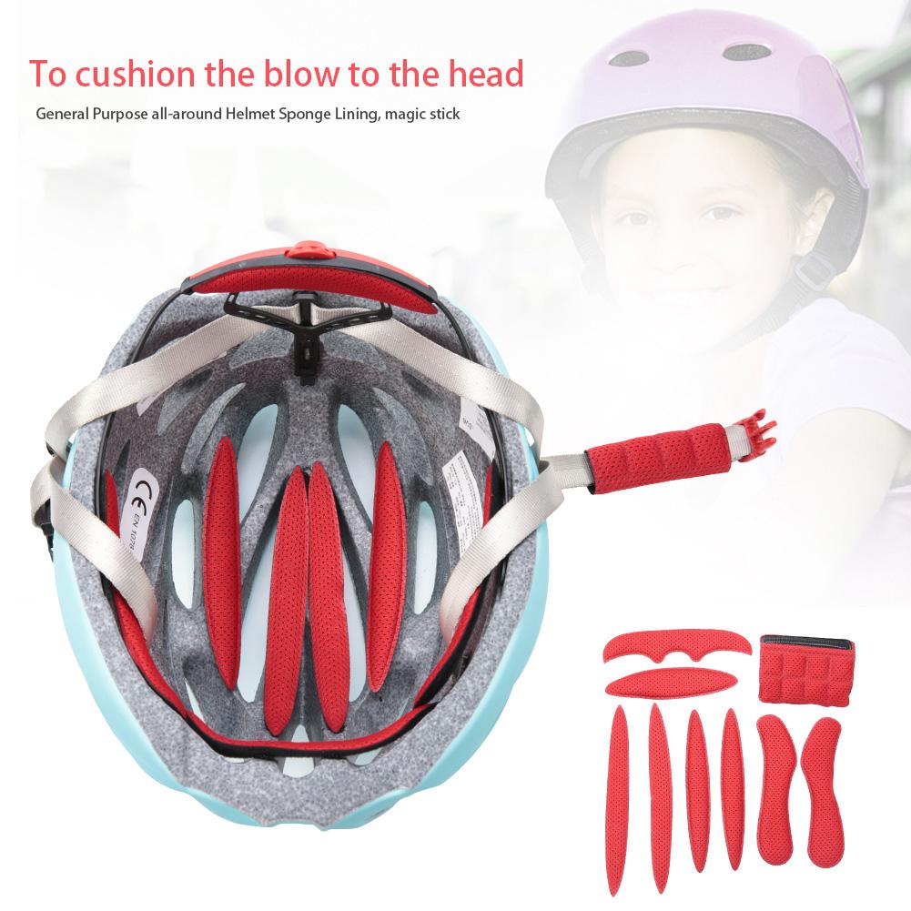 Helmet Magic Stick Anti collision Lining Sponge Protection with Viscose