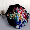 1pc Power Rangers Automatic Opening Folding Umbrella with 3-Fold Design, 8-Bone Iron Frame, Outdoor for Fans, Travelers, Daily Use, Gift for Festivals